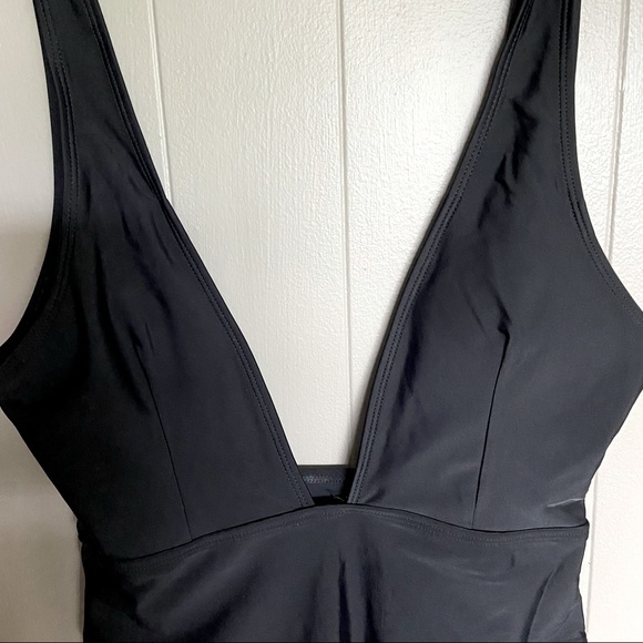 NWOT Women’s Zaful One Piece Black Swim Suit - Picture 2 of 5